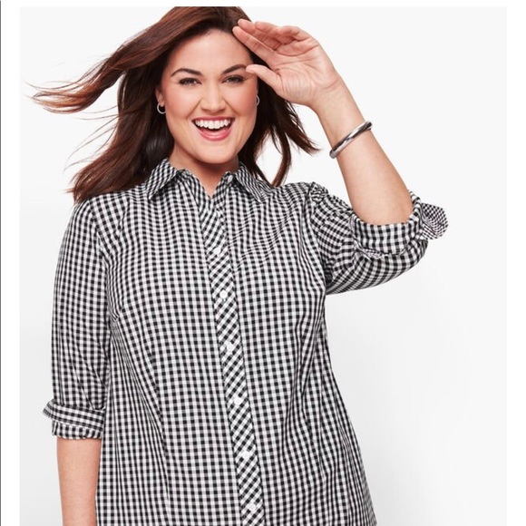 talbots plus size shirts